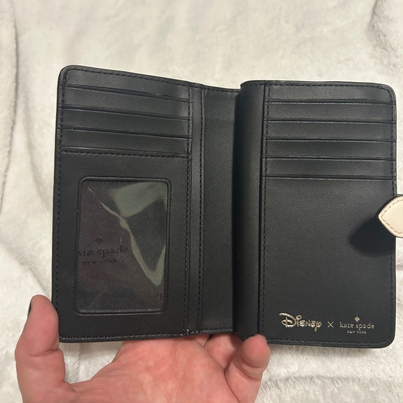 Disney x Kate Spade Beauty and the Beast Medium Compact Bifold Wallet - Picture 3 of 9